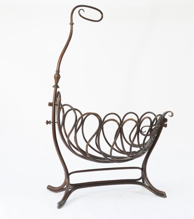 Bild 1 zu Objekt, Baby cradle, c1895, Kohn, J.& J., Wien, 127B 281