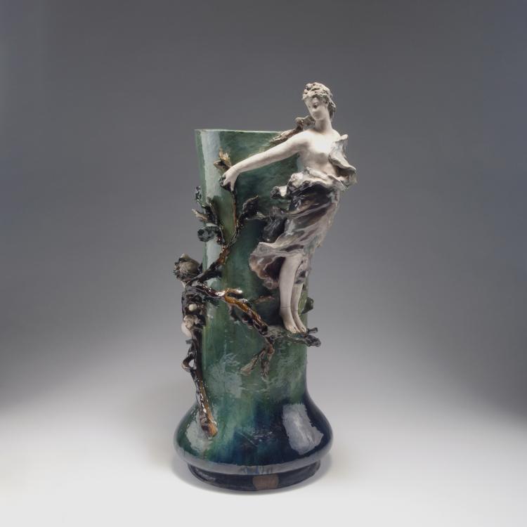 Hauptbild zu Objekt, Very large vase, 1876-82, Jean-Paul Aub&eacute;, Haviland Studio, Auteuil, 126 717