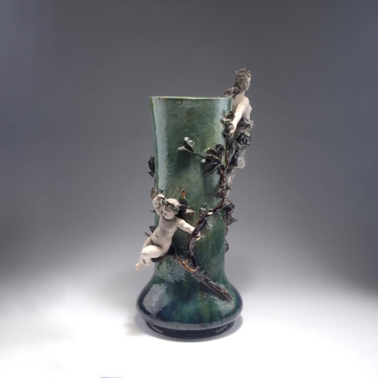Bild 1 zu Objekt, Very large vase, 1876-82, Jean-Paul Aub&eacute;, Haviland Studio, Auteuil, 126 717