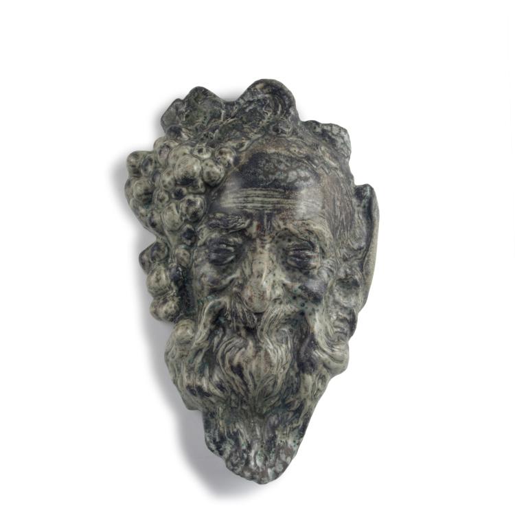 Hauptbild zu Objekt, 'Le Vin' mask, 1904-05, Isidore De Rudder, Muller, Emile, Ivry, 126 778
