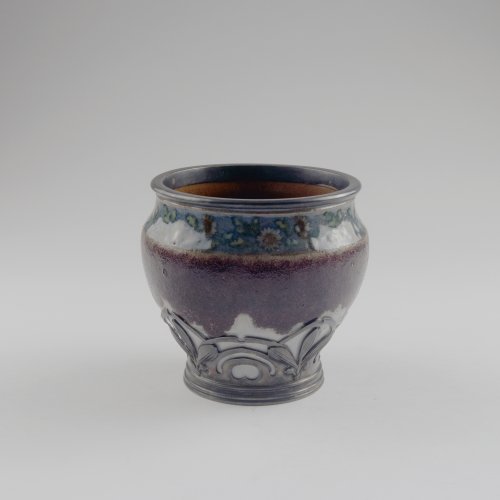 Vase with silver mounting, 1905-09