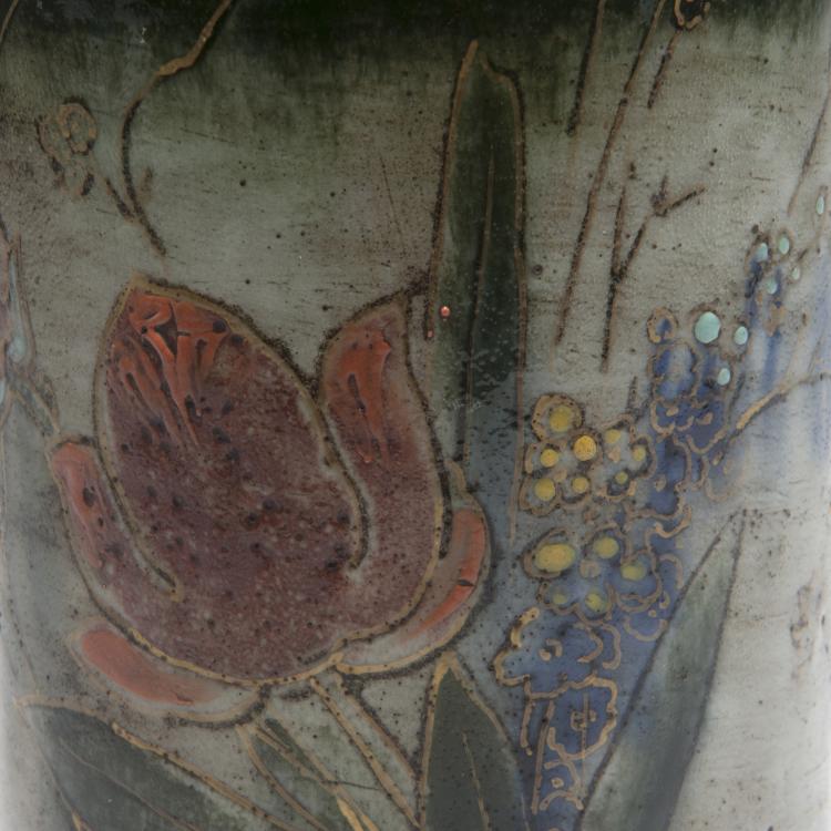 Bild 2 zu Objekt, Vase 'Sommerbl&uuml;ten', um 1900, Chaplet, Ernest, 126 678
