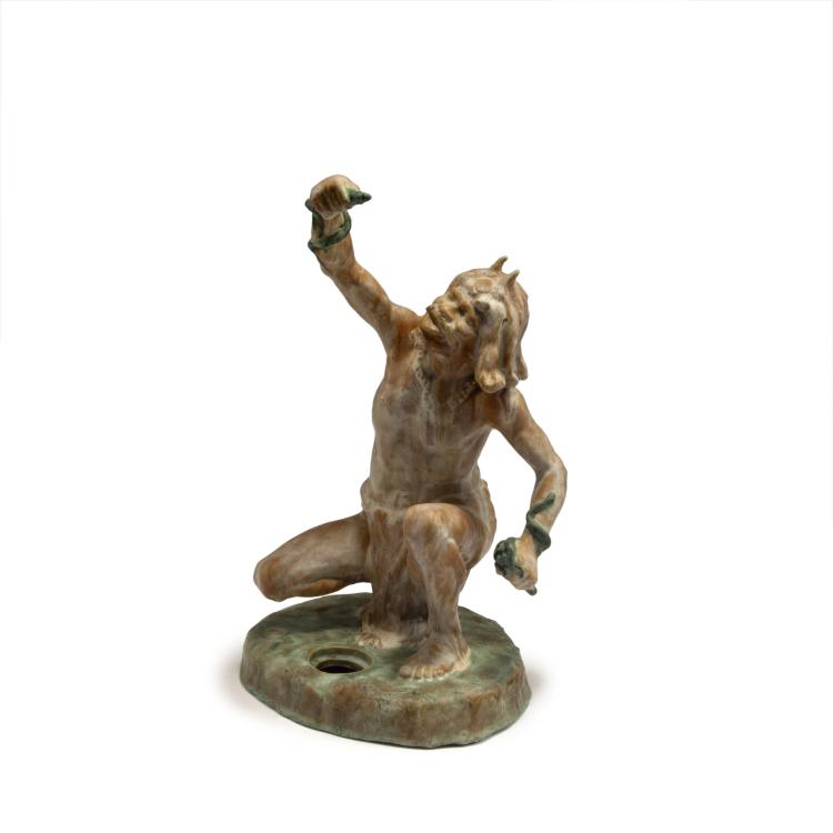 Hauptbild zu Objekt, 'Schlangenb&auml;ndiger', um 1908, Decoeur, &Eacute;mile, 126 690