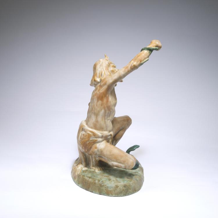 Bild 2 zu Objekt, 'Schlangenb&auml;ndiger', um 1908, Decoeur, &Eacute;mile, 126 690