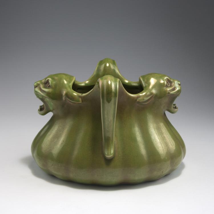 Bild 1 zu Objekt, Henkelschale 'Panther', 1901, Gustavsberg Fabriksinteressenter AB, 126 937