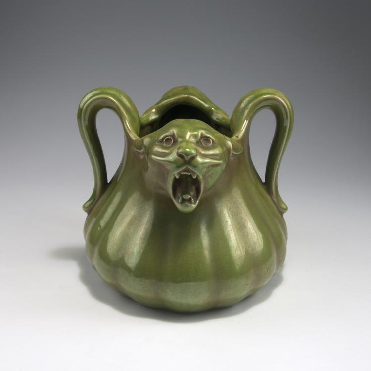 Bild 2 zu Objekt, Henkelschale 'Panther', 1901, Gustavsberg Fabriksinteressenter AB, 126 937