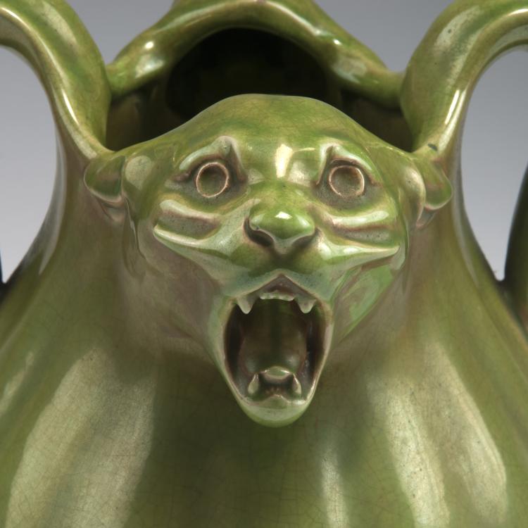 Bild 3 zu Objekt, Henkelschale 'Panther', 1901, Gustavsberg Fabriksinteressenter AB, 126 937