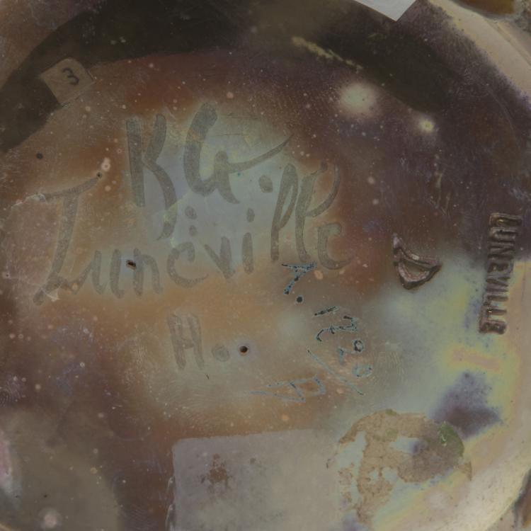 Bild 3 zu Objekt, Vase 'Spinne und Opfer', um 1900, Keller & Gu&eacute;rin, Lun&eacute;ville, 126 728