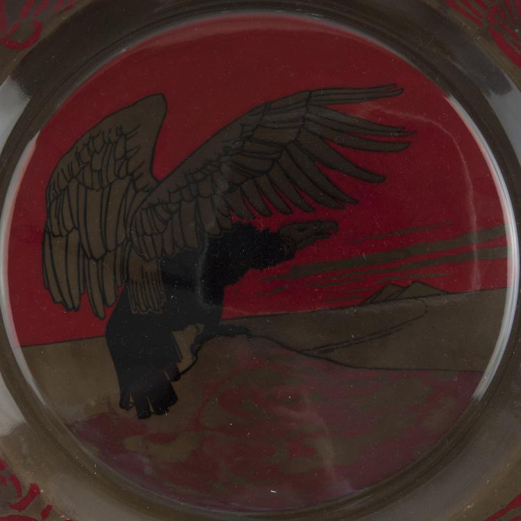 Bild 1 zu Objekt, Zierplatte 'Geier', um 1925, Doulton, Burslem, 126 927