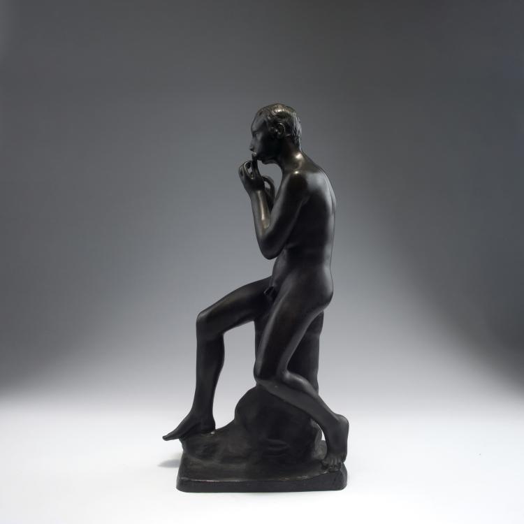 Bild 1 zu Objekt, Boy playing the flute, c1910, M&aacute;rk Vedres, Vedres, M&aacute;rk, 126 481