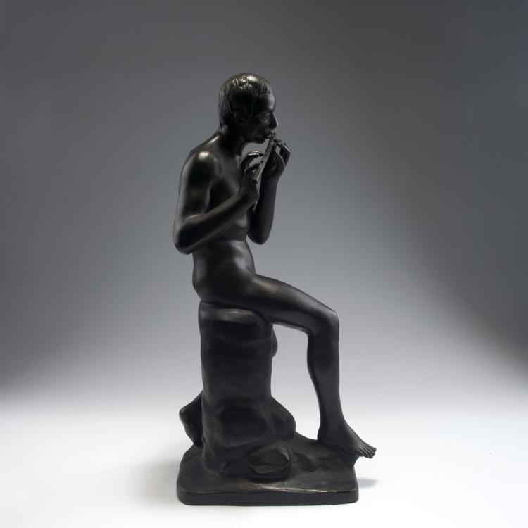 Bild 2 zu Objekt, Boy playing the flute, c1910, M&aacute;rk Vedres, Vedres, M&aacute;rk, 126 481