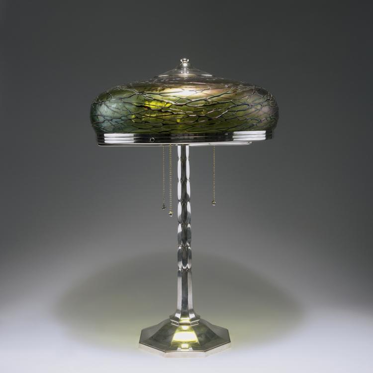 Hauptbild zu Objekt, Tischlampe, um 1910, Otto Prutscher, Wiener Werkst&auml;tte; Elisabeth-Glash&uuml;tte, Kosten bei Teplitz, 126 509