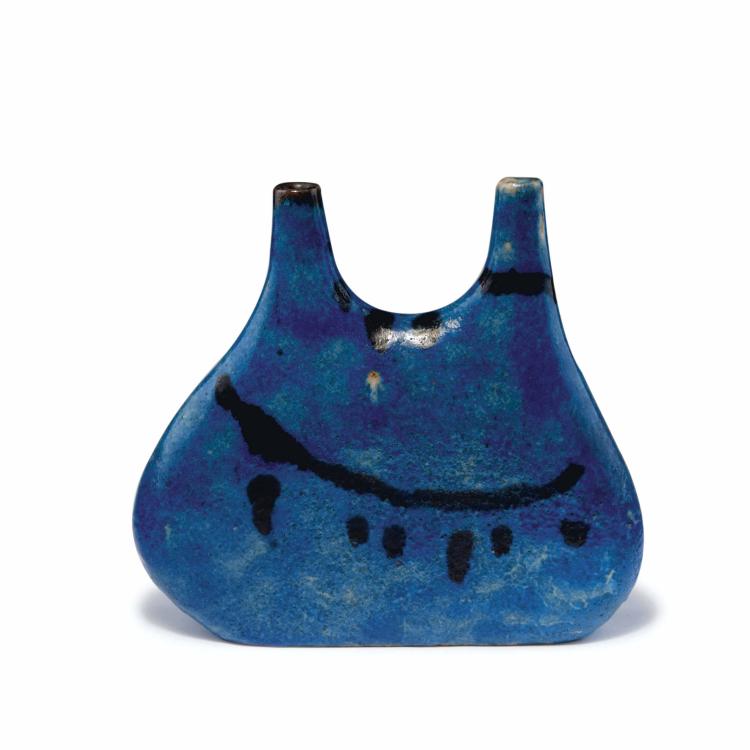 Hauptbild zu Objekt, Vase with two necks, 1950s, Guido Gambone, Gambone, Guido, 127A 194