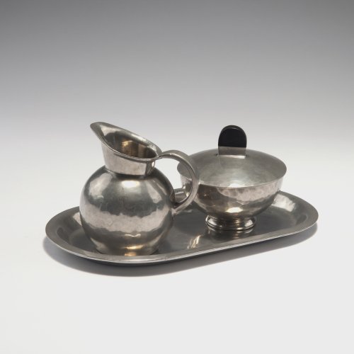 Creamer set on tray, c1935 