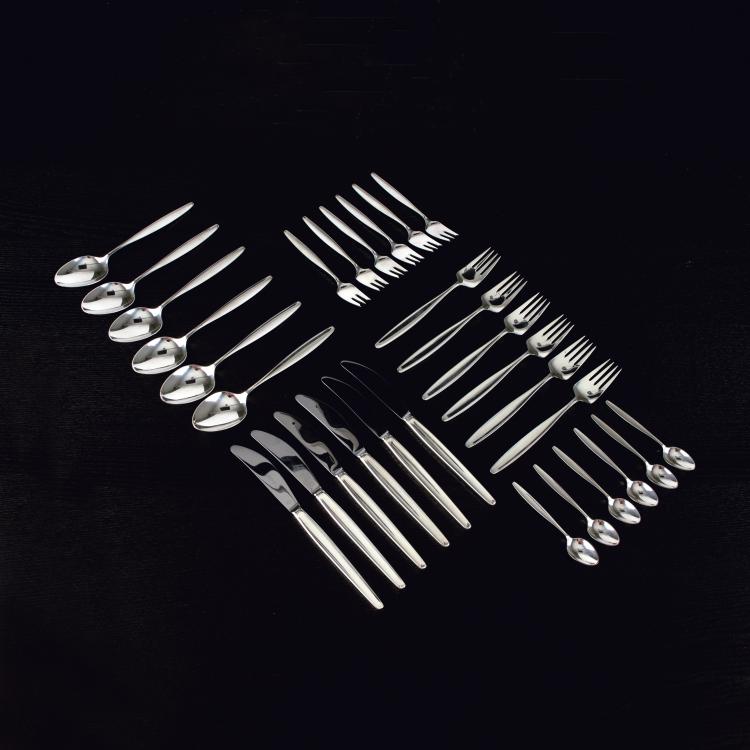 Hauptbild zu Objekt, 'Cypress' cutlery, 1954, Tias Eckhoff, Jensen, Georg, Kopenhagen, 128A 94
