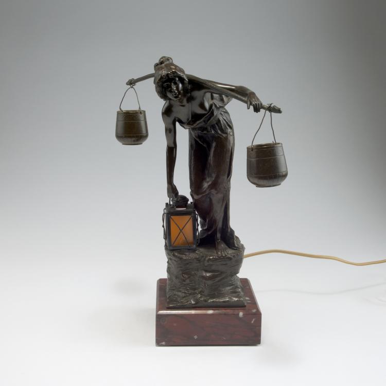 Bild 1 zu Objekt, Figurative table light, c1905, Paul Ludwig Kowalczewski, Kowalczewski, Paul Ludwig, 126 426