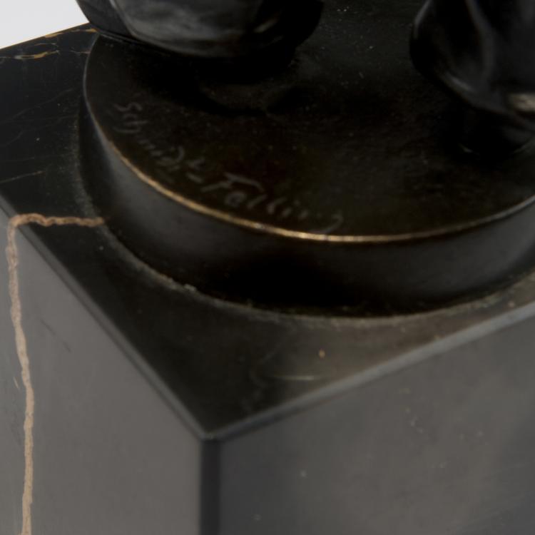 Bild 3 zu Objekt, Pierrot with guitar, c1920, Julius Schmidt-Felling, 126 468