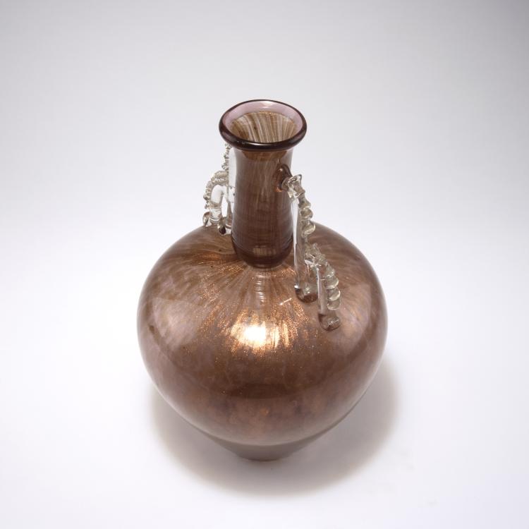 Bild 2 zu Objekt, 'Avventurina' vase with handles, 1929/30, Ercole Barovier, Barovier & C., Vetreria Artistica, Murano, 128C 707