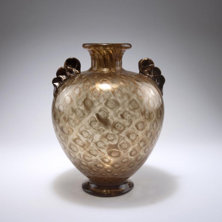 Bild 2 zu Objekt, Henkelvase 'Avventurina a bolle', um 1936, Ercole Barovier, Barovier & Toso, Murano, 128C 713