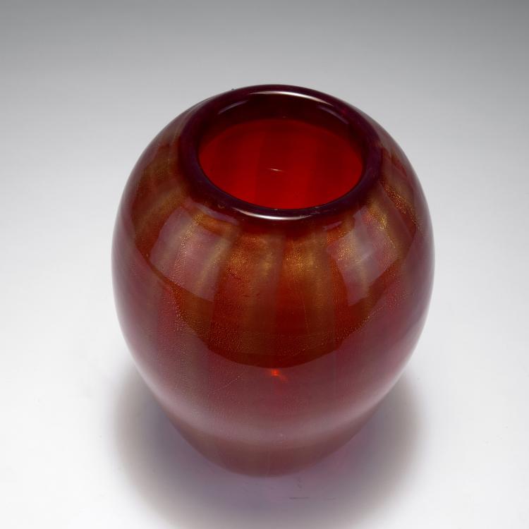 Bild 2 zu Objekt, Vase, um 1940, Alfredo Barbini, V.A.M.S.A., Murano, 128C 825