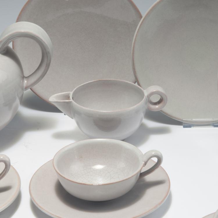 Bild 3 zu Objekt, Tea set, 1920-25, Otto Lindig, Karlsruhe, Majolikamanufaktur, 127B 430