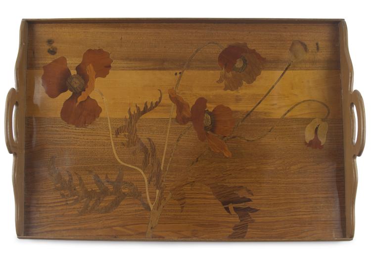 Hauptbild zu Objekt, Tablett 'Pavots', 1900, Gall&eacute;, Emile, Nancy, 126 629