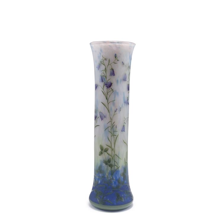 Hauptbild zu Objekt, Gro&szlig;e Vase 'Campanules', 1910, Henri Berg&eacute;, Daum Fr&egrave;res, Nancy, 126 59