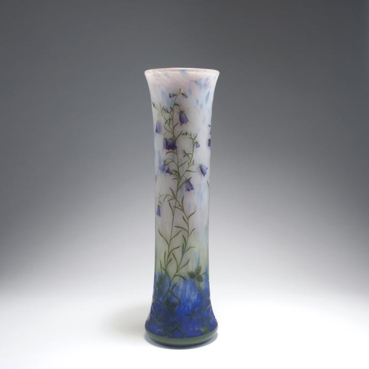 Bild 1 zu Objekt, Gro&szlig;e Vase 'Campanules', 1910, Henri Berg&eacute;, Daum Fr&egrave;res, Nancy, 126 59