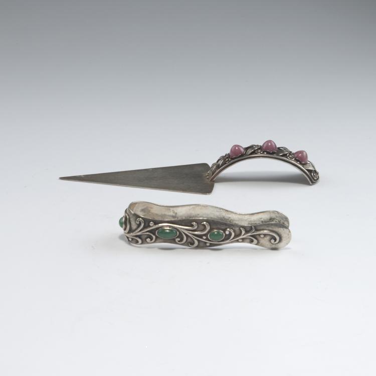 Bild 1 zu Objekt, Tortenheber und Zuckerzange, um 1930, Deutschland, 126 535