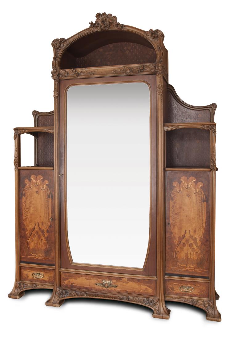 Hauptbild zu Objekt, Gro&szlig;er Schlafzimmerschrank, 1900, Majorelle, 126 634