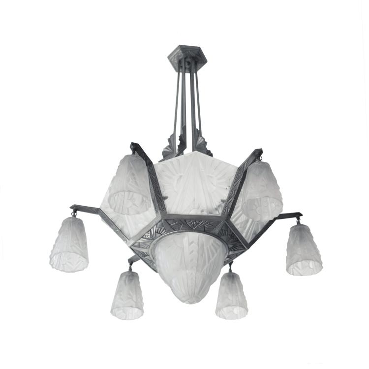 Hauptbild zu Objekt, Deckenleuchte, um 1925, Frankreich, 132B 311