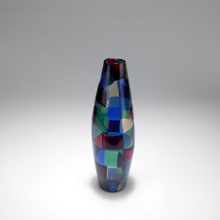 Bild 1 zu Objekt, Vase 'Pezzato', 1951, Fulvio Bianconi, Venini & C., Murano, 128C 659