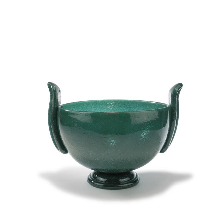 Hauptbild zu Objekt, 'Pulegoso' bowl, c1930, Napoleone Martinuzzi, Venini & C., Murano, 131C 592