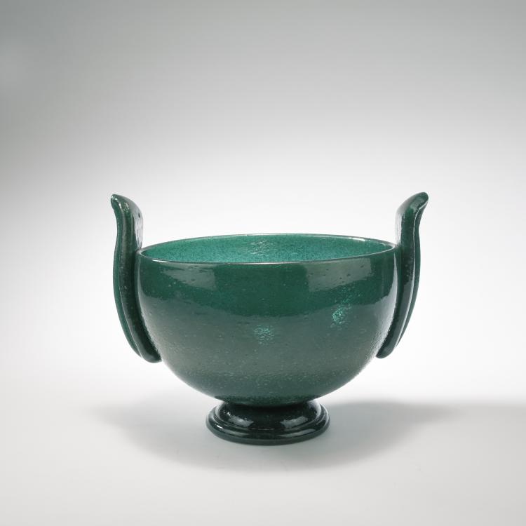 Bild 1 zu Objekt, 'Pulegoso' bowl, c1930, Napoleone Martinuzzi, Venini & C., Murano, 131C 592