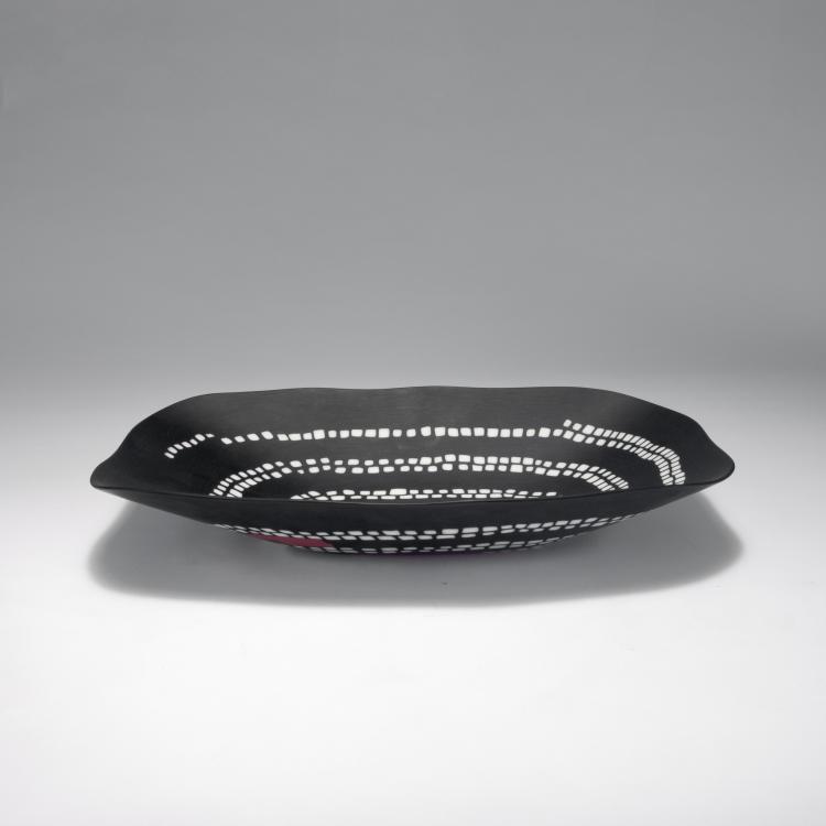 Bild 1 zu Objekt, Schale 'Murrina del serpente', 1940/2002, Carlo Scarpa, Venini & C., Murano, 128C 697
