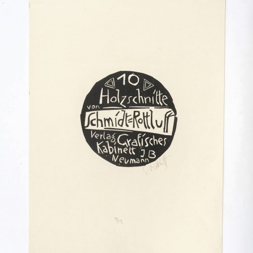 'Title page for the Neumann Portfolio', 1914