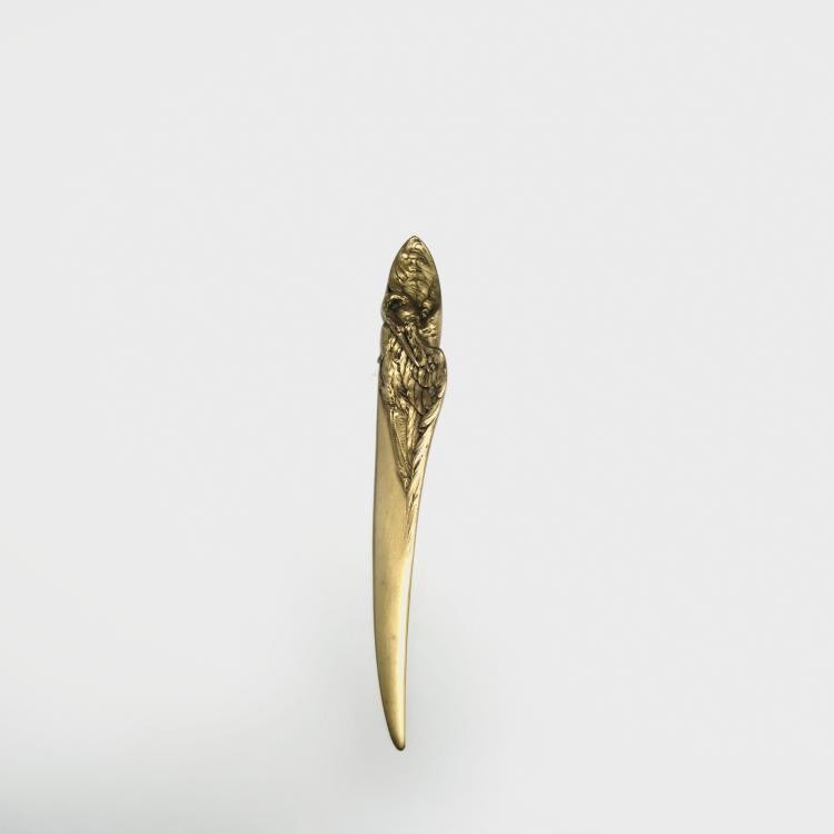 Hauptbild zu Objekt, Papiermesser 'Kranich', um 1900, Cardille, H. R., 126 574