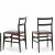 Six 'Leggera' chairs, 1949/50