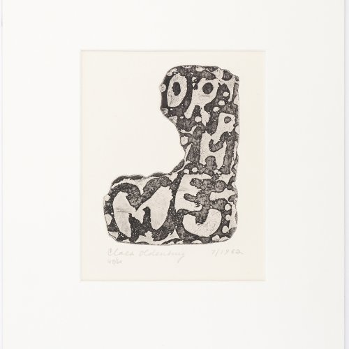 Ohne Titel, 1961 (Platte), 1962 (Druck)