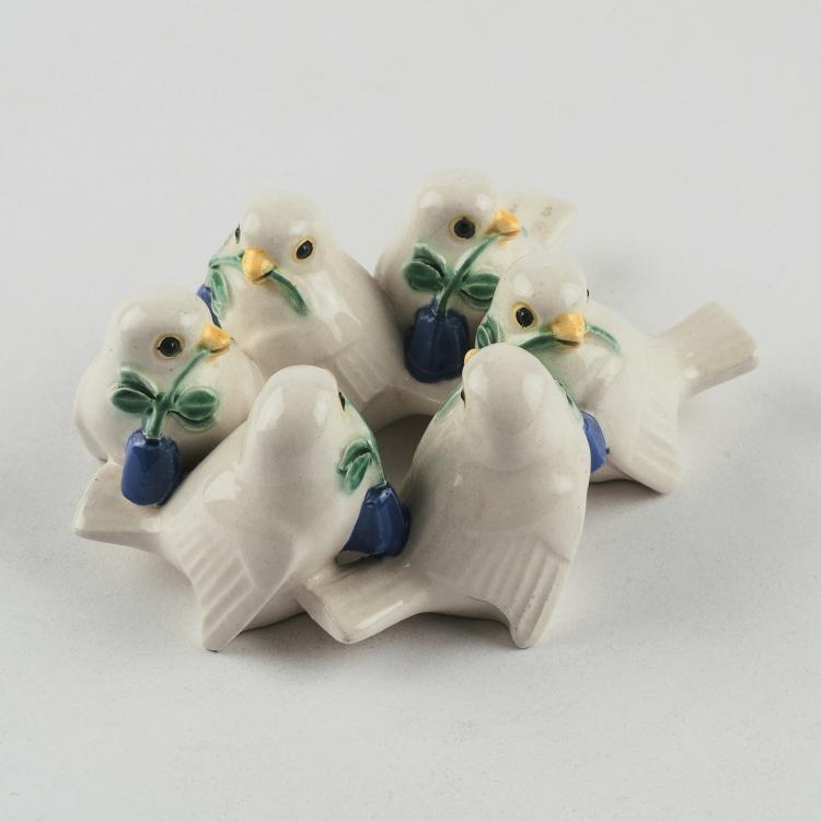 Hauptbild zu Objekt, Spatzenring, 1907, Michael Powolny, Wiener Keramik, 126 919