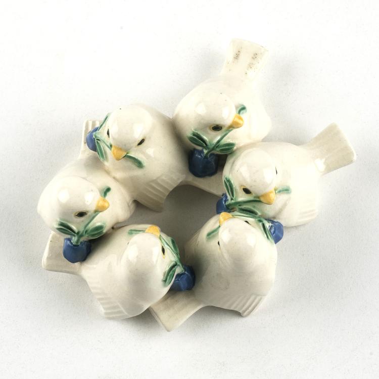 Bild 1 zu Objekt, Spatzenring, 1907, Michael Powolny, Wiener Keramik, 126 919