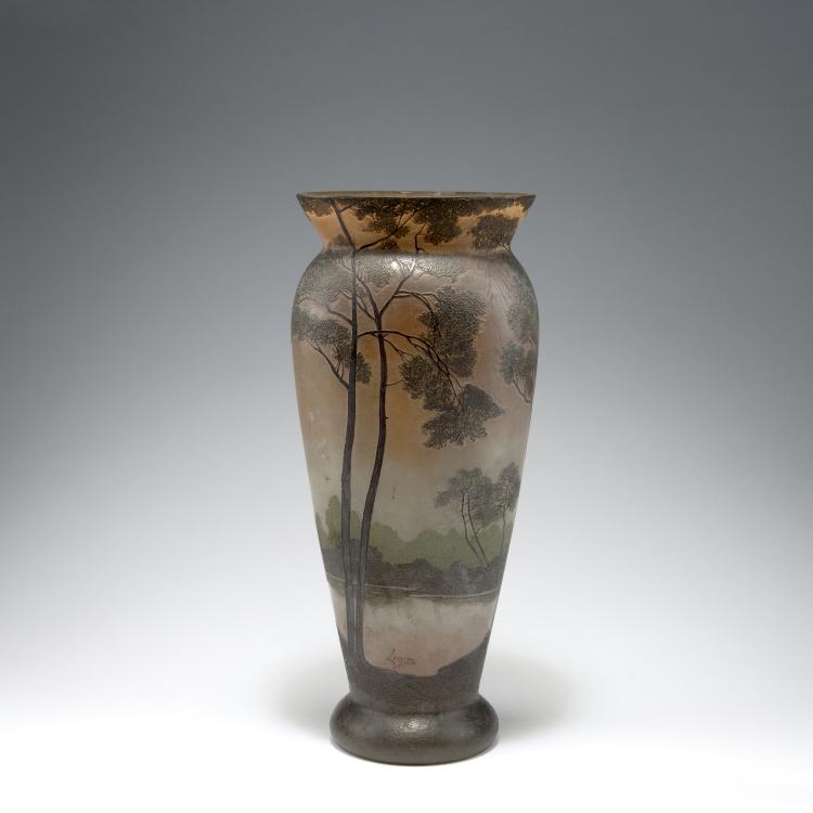 Bild 1 zu Objekt, Vase 'Paysage lacustre', 1915-20, Legras & Cie., Saint-Denis, 126 223