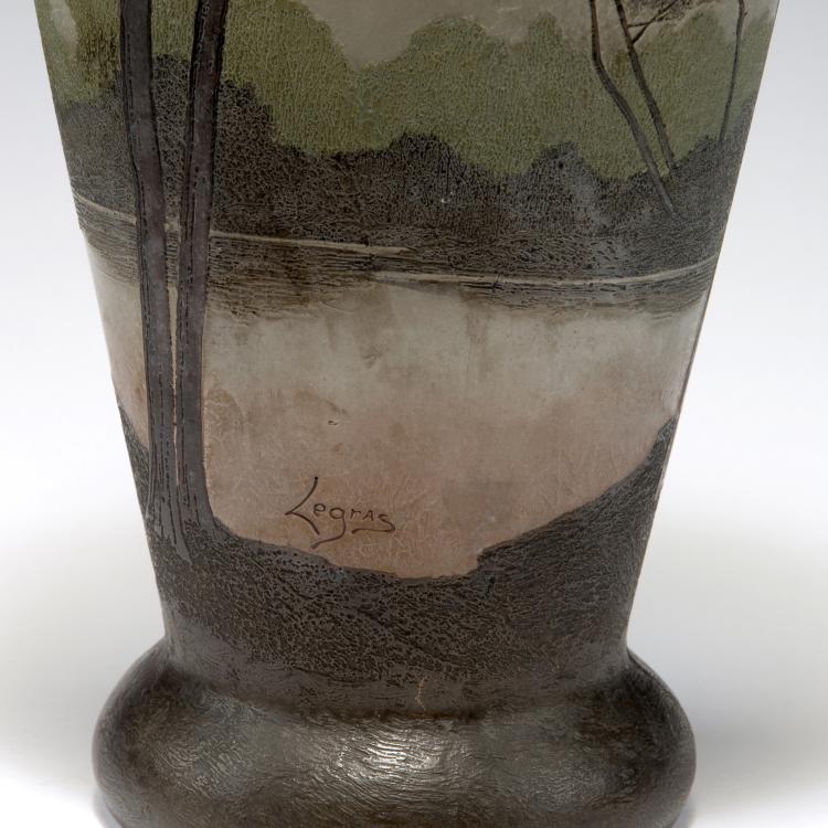 Bild 2 zu Objekt, Vase 'Paysage lacustre', 1915-20, Legras & Cie., Saint-Denis, 126 223