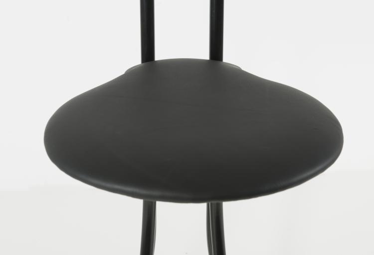 Bild 3 zu Objekt, Barstuhl 'Spl&uuml;gen Br&auml;u', 1960, Achille Castiglioni, Zanotta, Nova Milanese, 127A 122