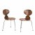 Two 'Ant' - '3100' chairs, 1952