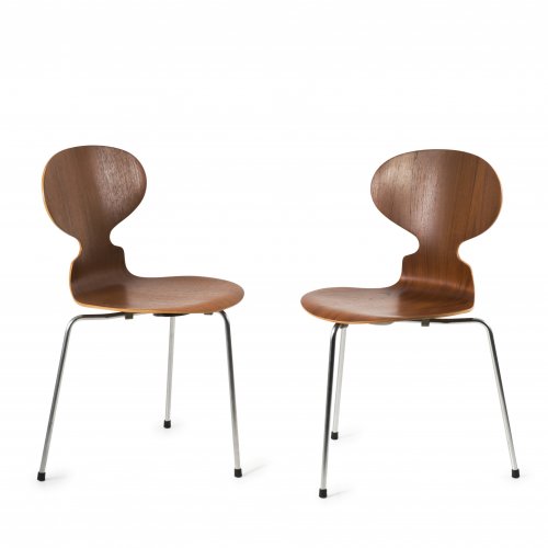 Two 'Ant' - '3100' chairs, 1952