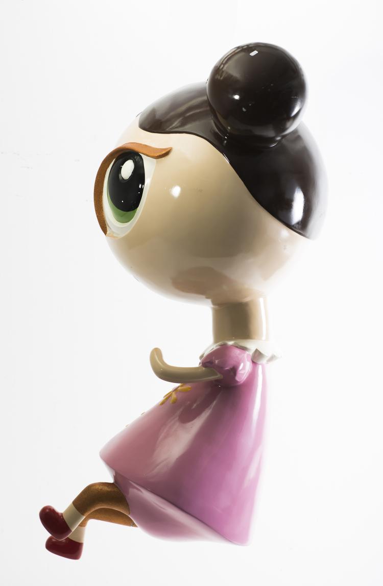 Bild 2 zu Objekt, 'Manga' figurine, 1980s, Japan (zugeschrieben), 127B 560