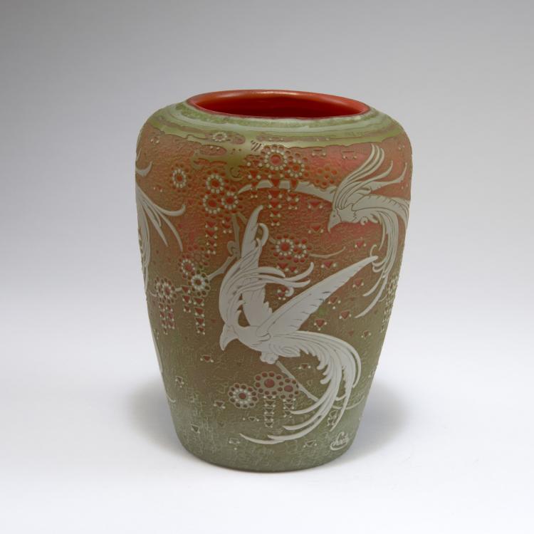 Bild 2 zu Objekt, 'Birds of Paradise' vase, 1909, Adolf Beckert, L&ouml;tz Wwe., Klosterm&uuml;hle, 126 342