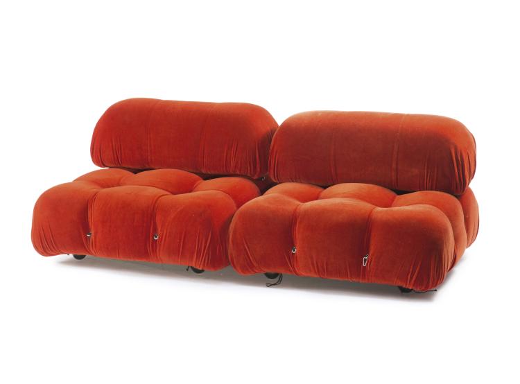 Hauptbild zu Objekt, Two 'Camaleonda' lounge chairs, 1971, Mario Bellini, B&B Italia, Novedrate, Como, 127A 234