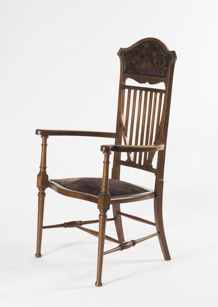 Bild 1 zu Objekt, Armlehnstuhl, um 1905, &Ouml;sterreich, 126 636